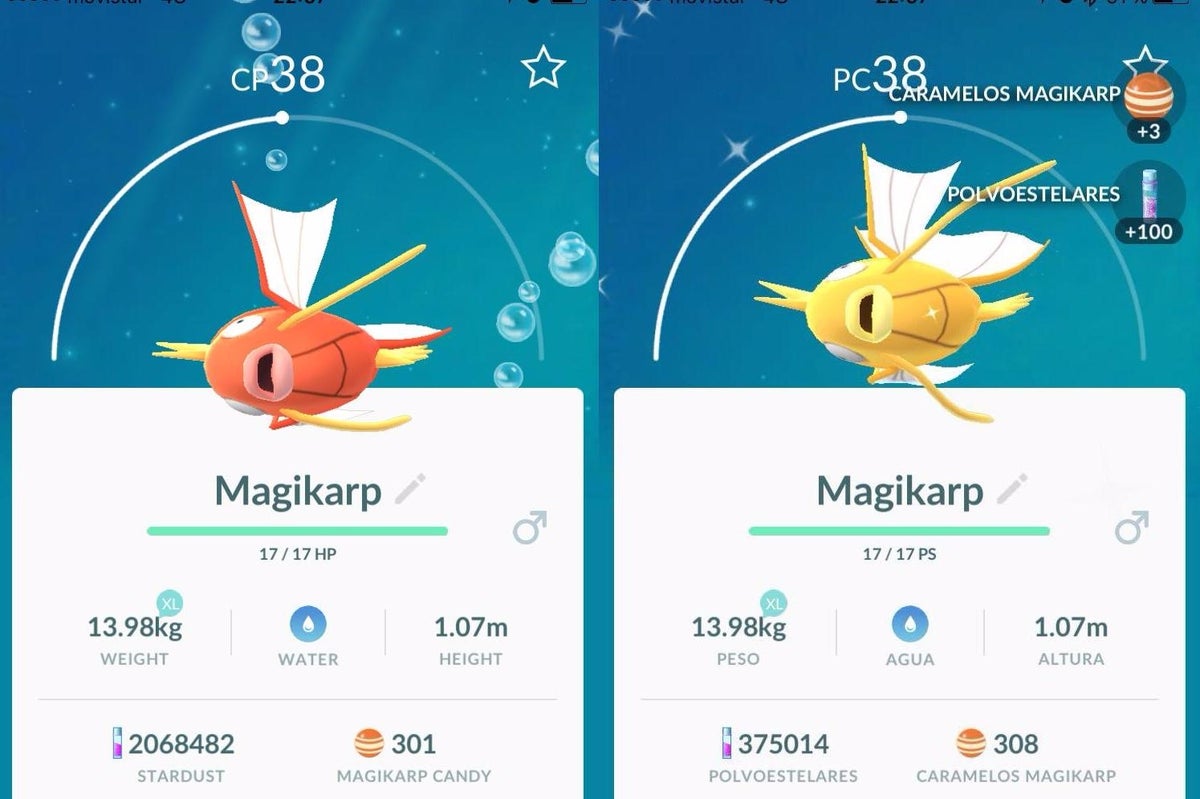 Pokémon Go Shinies - Как поймать блестящий магикарп, красный гьярадос и что мы знаем о других блестящих покемонах