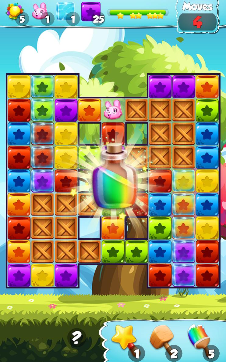 Toys Cubes Blast: Collapse Log