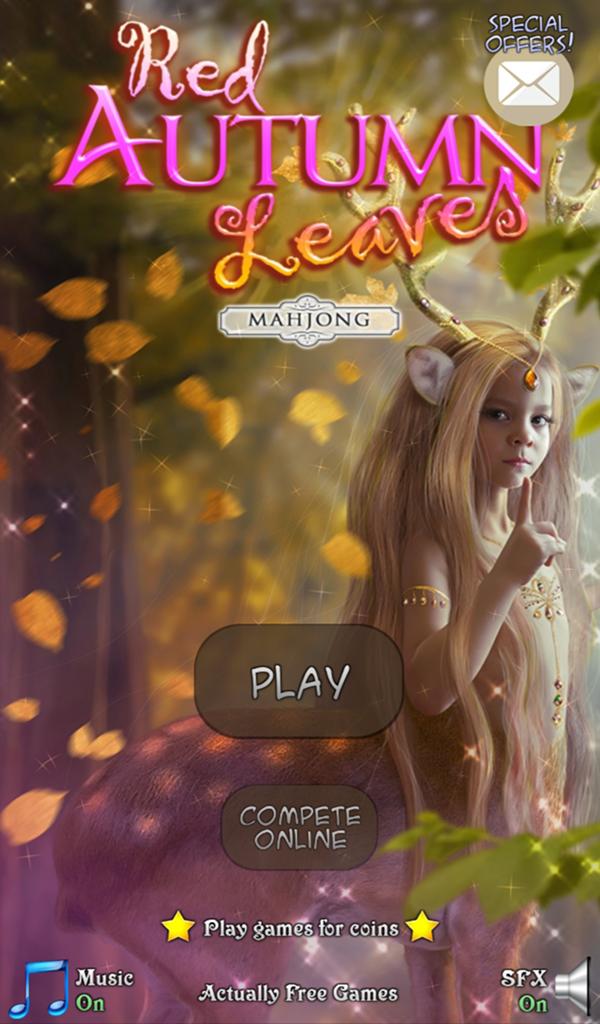 Mahjong: Red Autumn Leaves