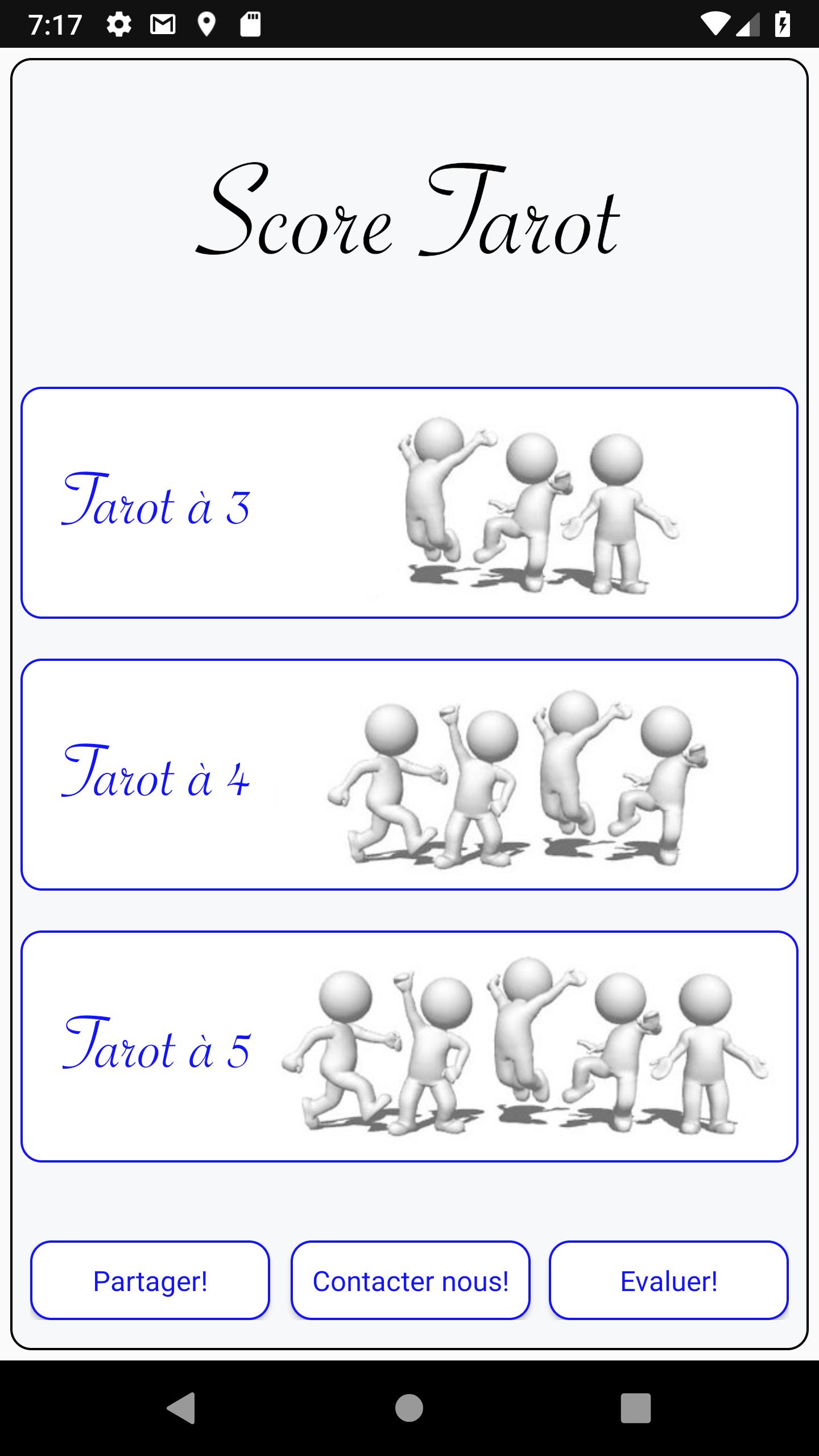 Carnet de Score Tarot