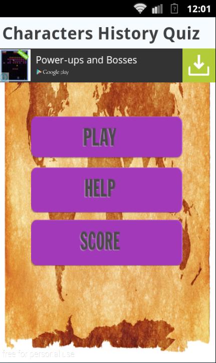 Characters History Quiz