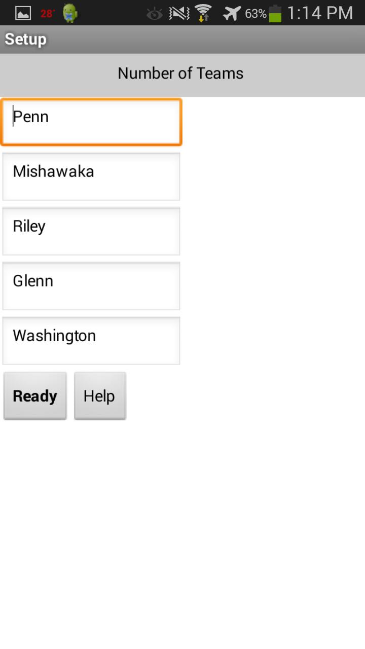 Cross Country Scoring