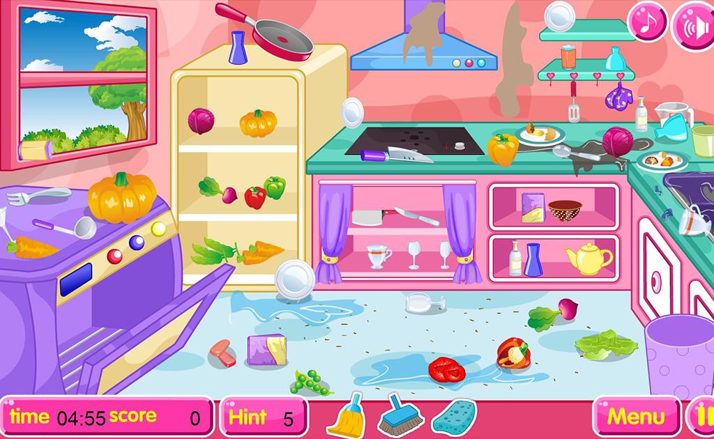 Kitchen restaurant cleanup