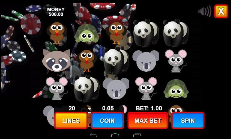 Slot Machine Game in The Zoo