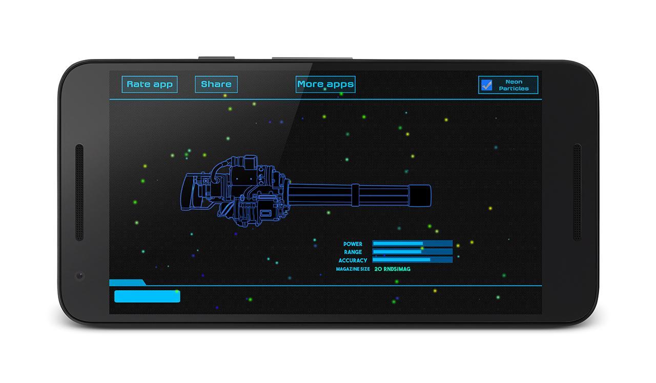 Simulator Neon Weapon