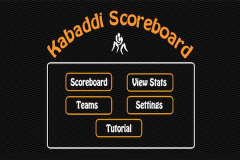 Kabaddi Scoreboard