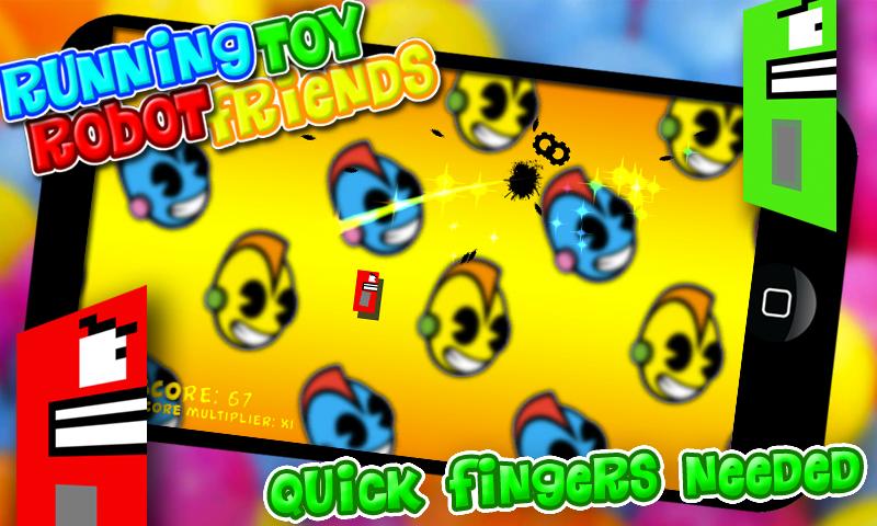 Running Toy Robot Friends